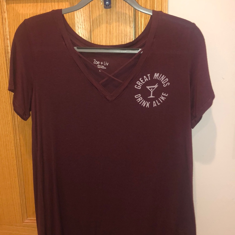 ‘great minds drink alike’ shirt